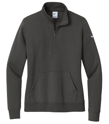 PVFinancial - Nike Ladies Club Fleece Sleeve Swoosh 1/2-Zip