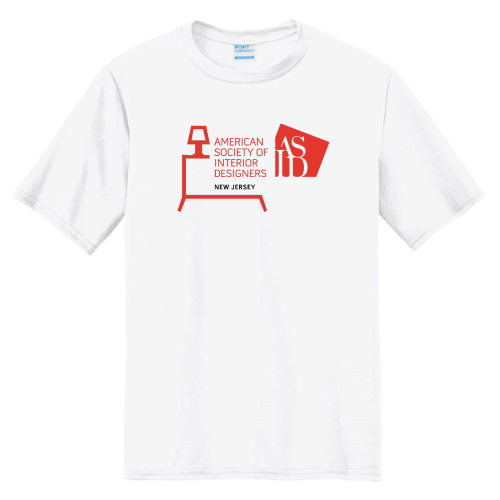 ASID New Jersey - Port & Company Essential Performance Tee - Designed by Zara Ahmad, ASID Student