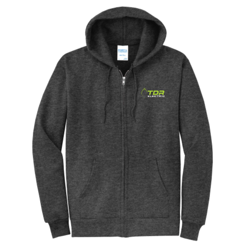 TDRElectric -Port & Company Classic Full-Zip Hooded Sweatshirt