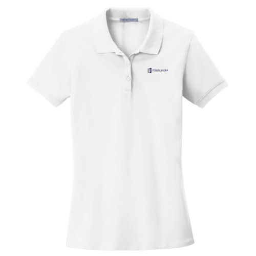 FandG - Port Authority - Ladies EZCotton Polo - White