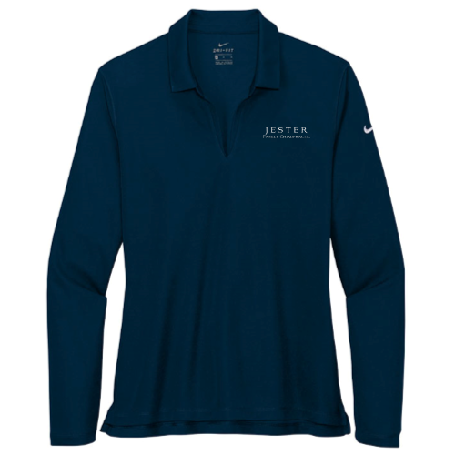 JesterFamilyChiropractic - Nike - Ladies Dri-FIT Long Sleeve Polo