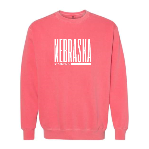 Nebraska State Fair - Comfort Colors Pigment-Dyed Crewneck Sweatshirt