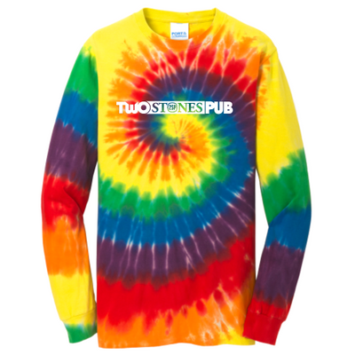 TwoStonesPub - Port & Company Essential Tie-Dye Long Sleeve Tee v1