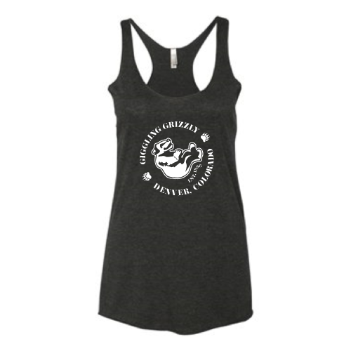 GigglingGrizzly - Next Level Apparel Women’s Tri-Blend Racerback Tank - v1