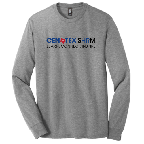 CentexSHRM - District Made Mens Perfect Tri Long Sleeve Crew Tee v2