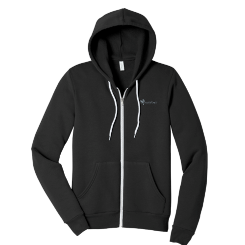 QueenstownVet - Unisex Sponge Fleece Full-Zip Hooded Sweatshirt