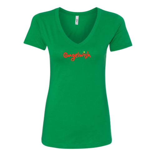 Angelwish Next Level Womens V-Neck 1540