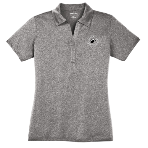 AOSS Womens Heather Performance Polo