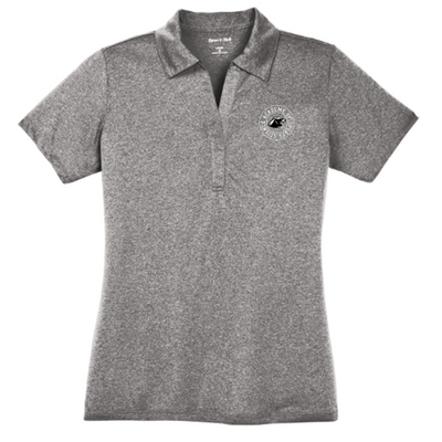 AOSS Womens Heather Performance Polo