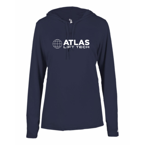AtlasLiftTech - B-Core L/S Ladies Hood Tee