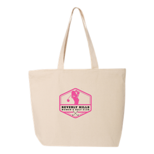 BeverlyHillsWomensGolfClub - Canvas Zippered Tote