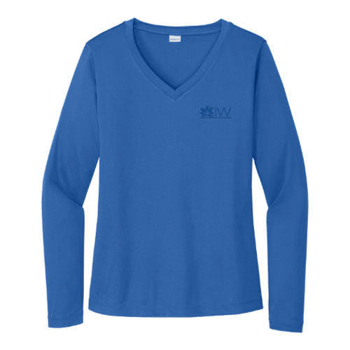 OGA - Sport Tek Ladies Long Sleeve V Neck Competitor Tee - v2