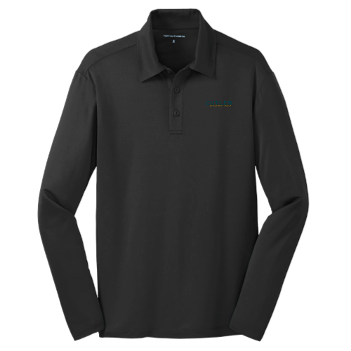 CutlerIG Port Authority Silk Touch Performance Long Sleeve Polo