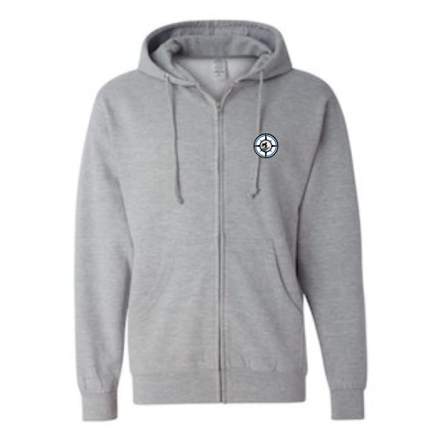 Charleston Veterinary - Midweight Full-Zip Hooded Sweatshirt