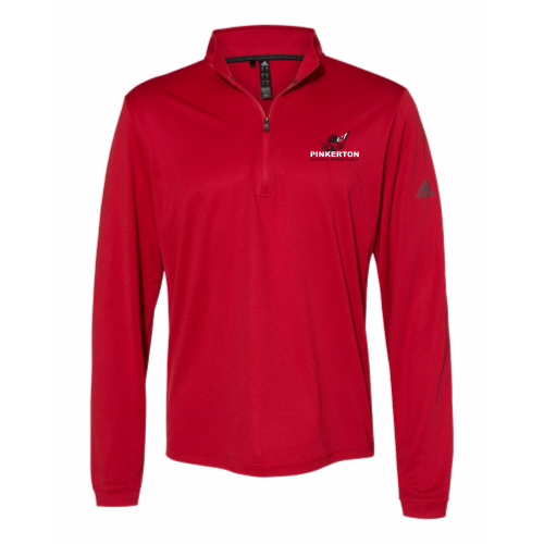 PinkertonScience - Lightweight Quarter-Zip Pullover - Red