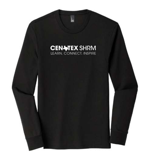 CentexSHRM - District Made Mens Perfect Tri Long Sleeve Crew Tee v1