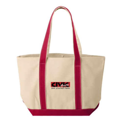 CivicTheatre - 16 Ounce Cotton Canvas Tote