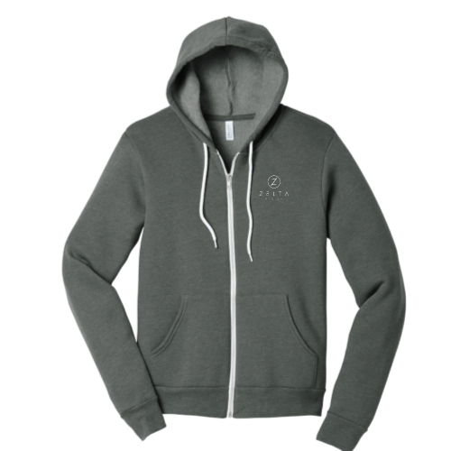 ZeltaDesign - Unisex Sponge Fleece Full-Zip Hooded Sweatshirt