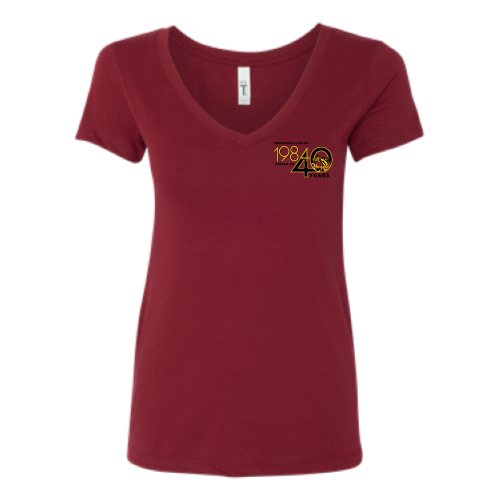 Ponderosa HS 1984 Ladies Next Level V-Neck
