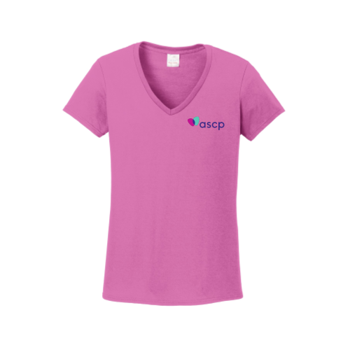 ASCP - Gildan Ladies Heavy Cotton 100% Cotton V-Neck T-Shirt