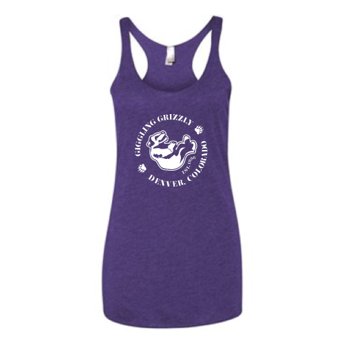 GigglingGrizzly - Next Level Apparel Women’s Tri-Blend Racerback Tank - v1