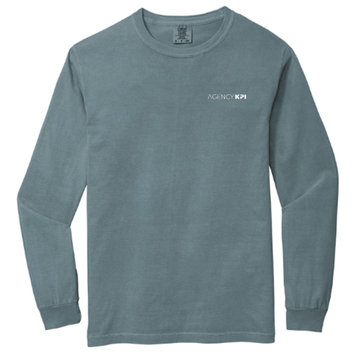 AgencyKPI - Garment Dyed Heavyweight Long Sleeve T-Shirt