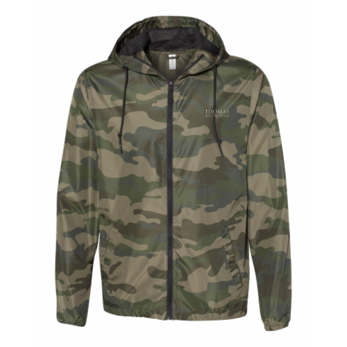 ThomasCompany - Independent Trading Lightweight Windbreaker Full-Zip