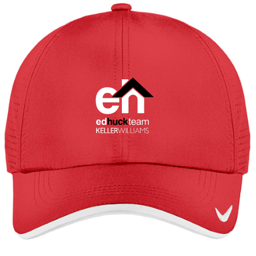 EdHuckTeam - Red Nike Dri-FIT Perforated Performance Cap