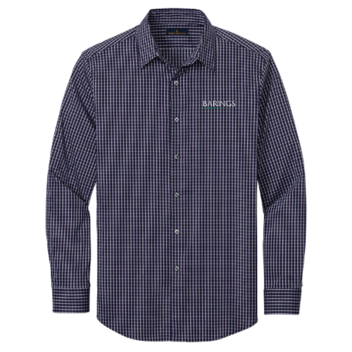 Barings - Brooks Brothers - Men's Tech Stretch Pattern Shirt