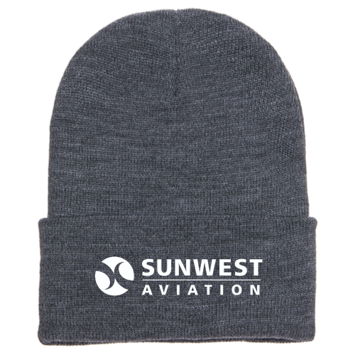 Sunwest Aviation - Cuffed Knit Beanie v1