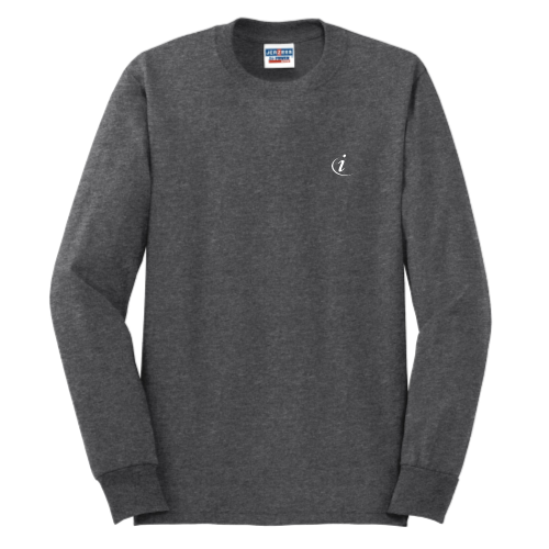 Jerzees Heavyweight Blend Long Sleeve T-Shirt - 50/50 Cotton/Poly Crewneck Tee