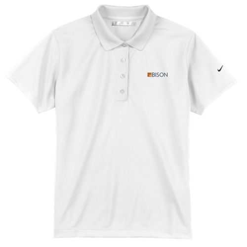 29Bison Nike Golf Ladies Tech DRI-FIT Polo - White