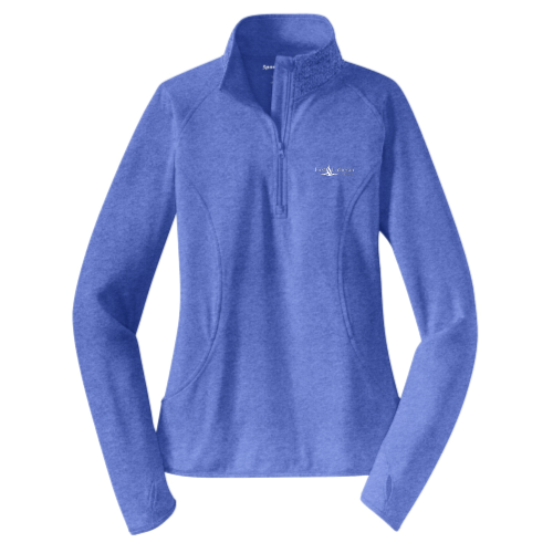 FirstLutheranChurch - Sport-Tek Ladies Sport-Wick Stretch 1/2-Zip Pullover