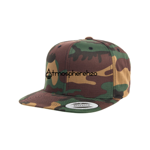 AtmosphereH20 - Adult 6-Panel Structured Flat Visor Classic Snapback v2