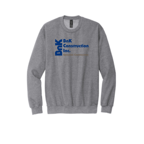 BnKConstruction - Gildan - Adult Softstyle Fleece Crew Sweatshirt