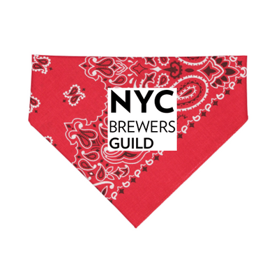 NYC Brewers Guild - Doggie Bandana v2