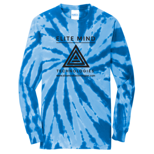 Elite Mind Technologies - Port & Company Essential Tie-Dye Long Sleeve Tee