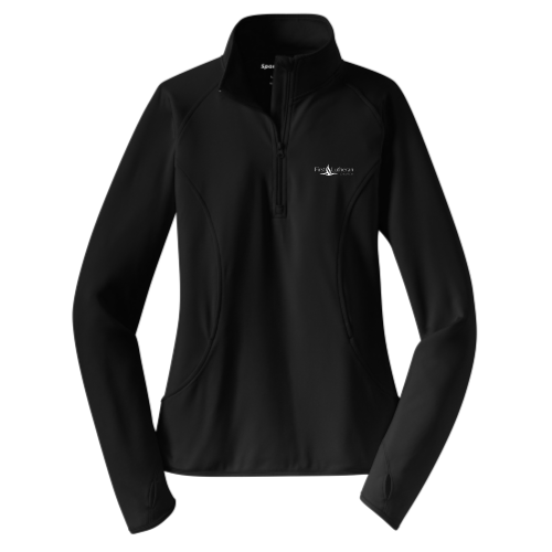 FirstLutheranChurch - Sport-Tek Ladies Sport-Wick Stretch 1/2-Zip Pullover