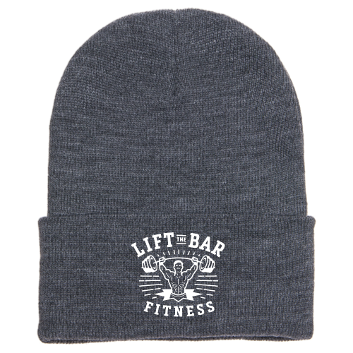 LiftTheBarFitness - Cuffed Knit Beanie