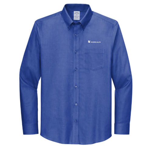 BorealisGroup - Brooks Brothers Wrinkle-Free Stretch Nailhead Shirt