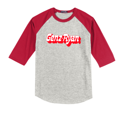 Heather Grey/ Red