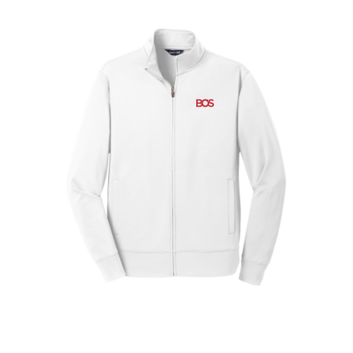 BOSHoldings - Sport-Wick Fleece Full-Zip Jacket - White
