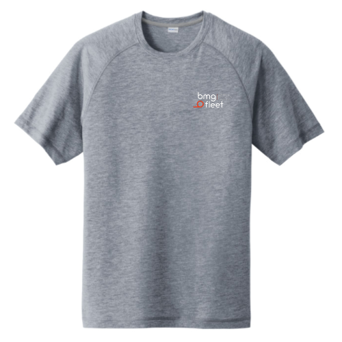 BMGFleetInstallations - Sport-Tek PosiCharge Tri-Blend Wicking Raglan Tee