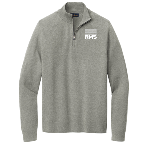 RMS - Brooks Brothers Cotton Stretch 1/4-Zip Sweater