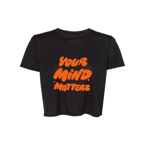 Headspace - Ladies' Flowy Cropped T-Shirt