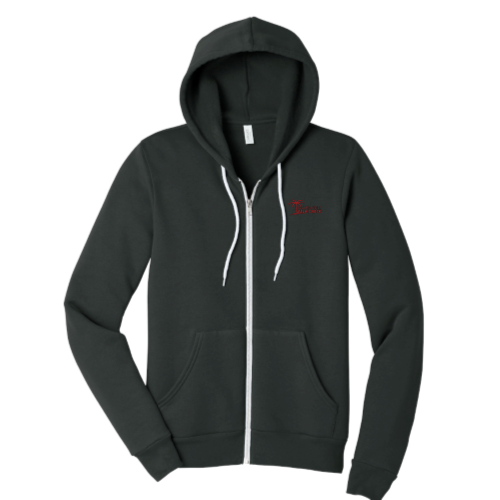 Panhandle Palm & Rock - Unisex Sponge Fleece Full-Zip Hooded Sweatshirt