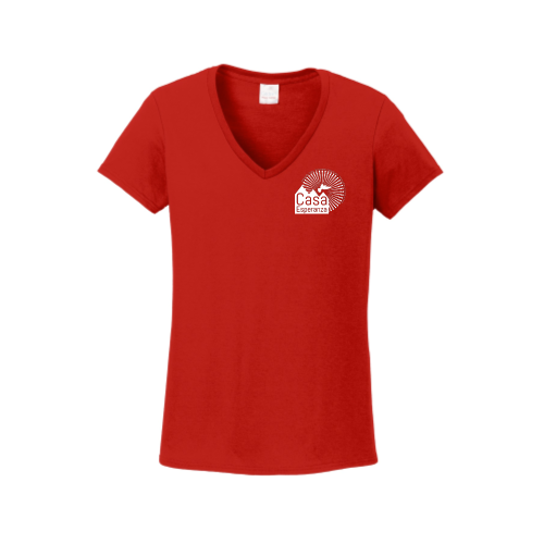 CasaEsperanza Gildan Ladies Heavy Cotton 100% Cotton V-Neck T-Shirt