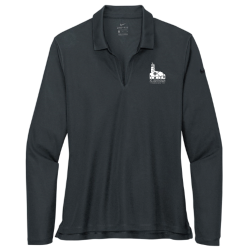 St. Barnabas Church - Nike Ladies Dri-FIT Long Sleeve Polo v1