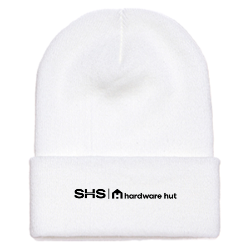 SpokaneHardwareSupply - Cuffed Knit Beanie White
