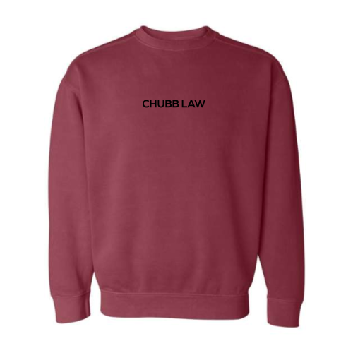 ChubbLaw - Comfort Colors Pigment-Dyed Crewneck Sweatshirt